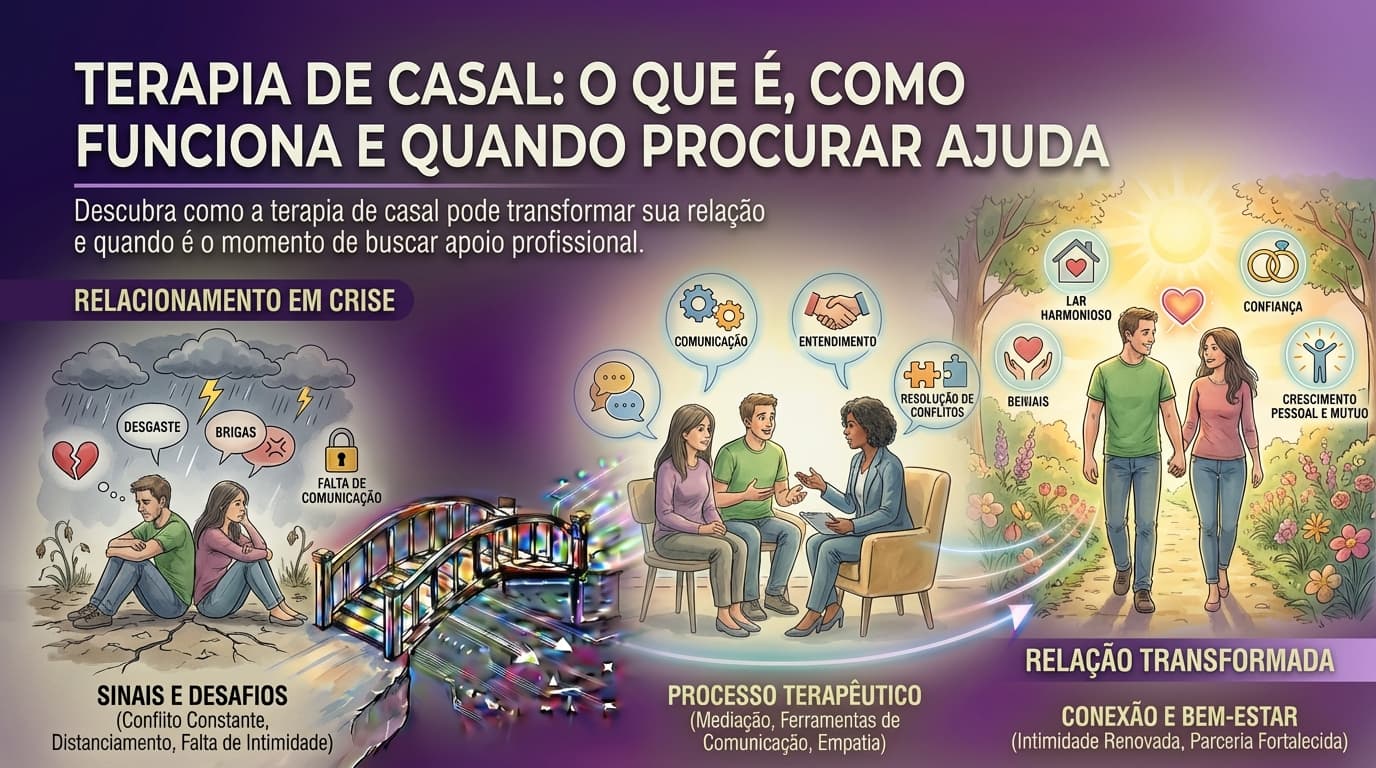 Terapia de casal: o que é, como funciona e quando procurar ajuda