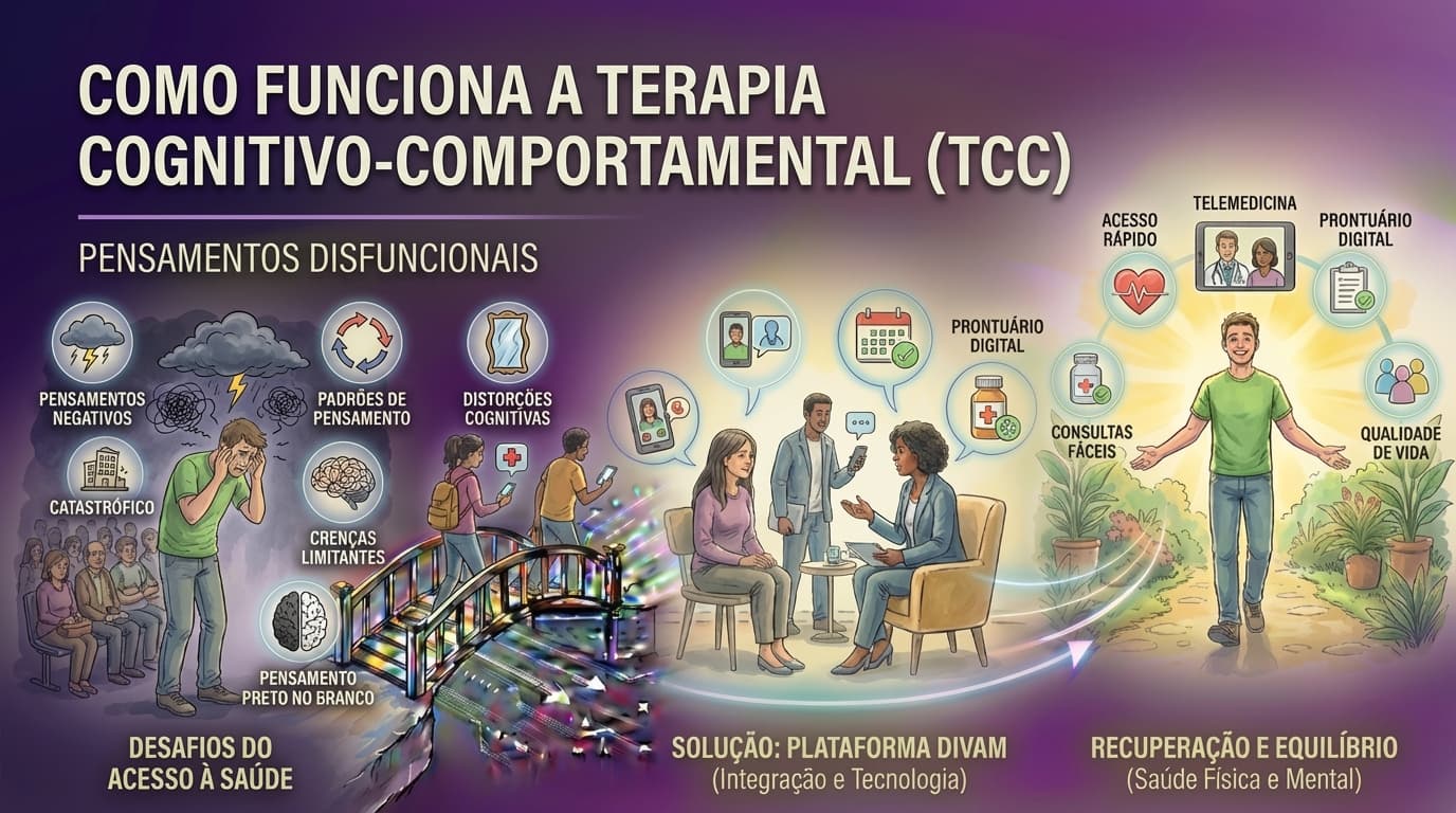Como funciona a terapia cognitivo-comportamental (TCC) e para quem ela é indicada