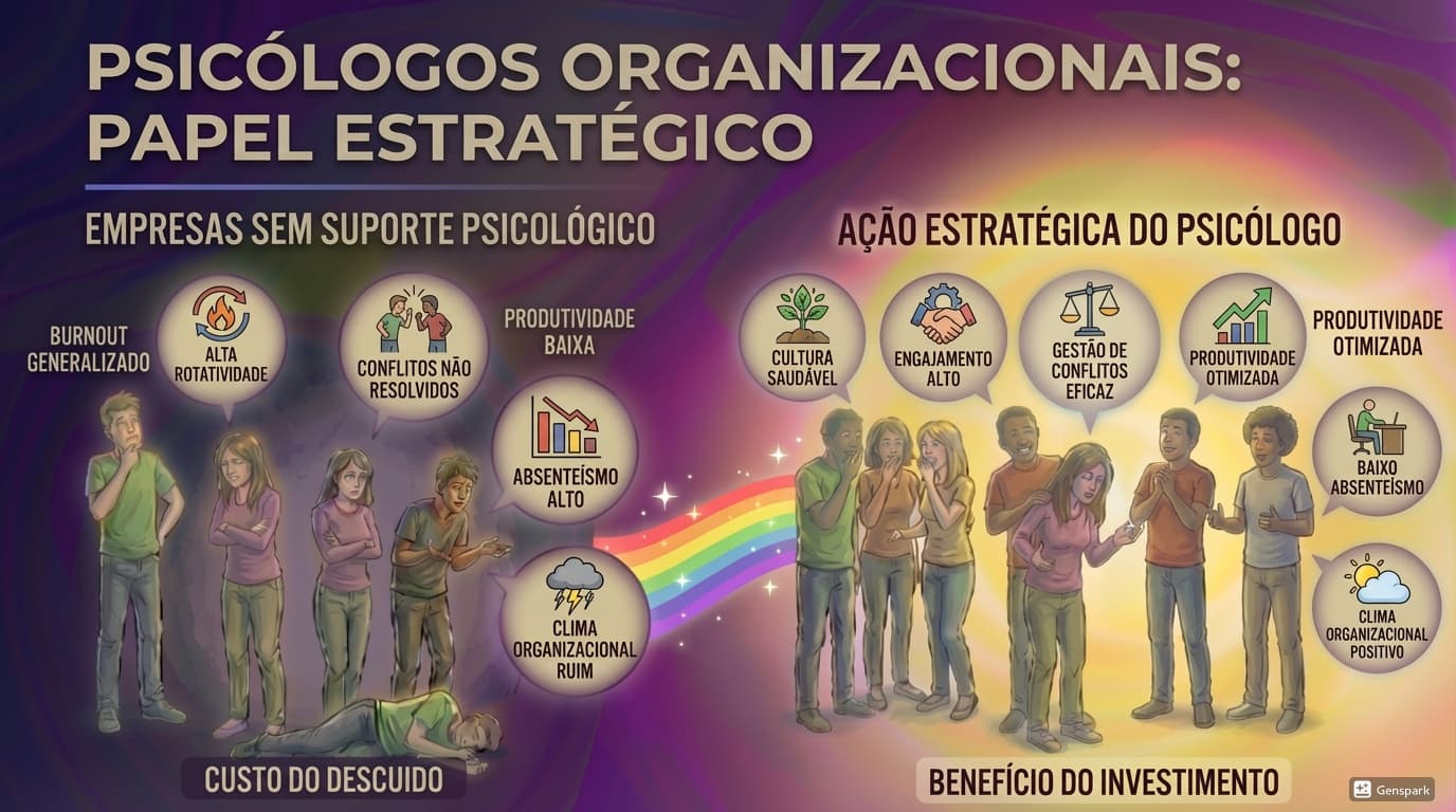 Psicólogos organizacionais: o papel estratégico na saúde mental das empresas