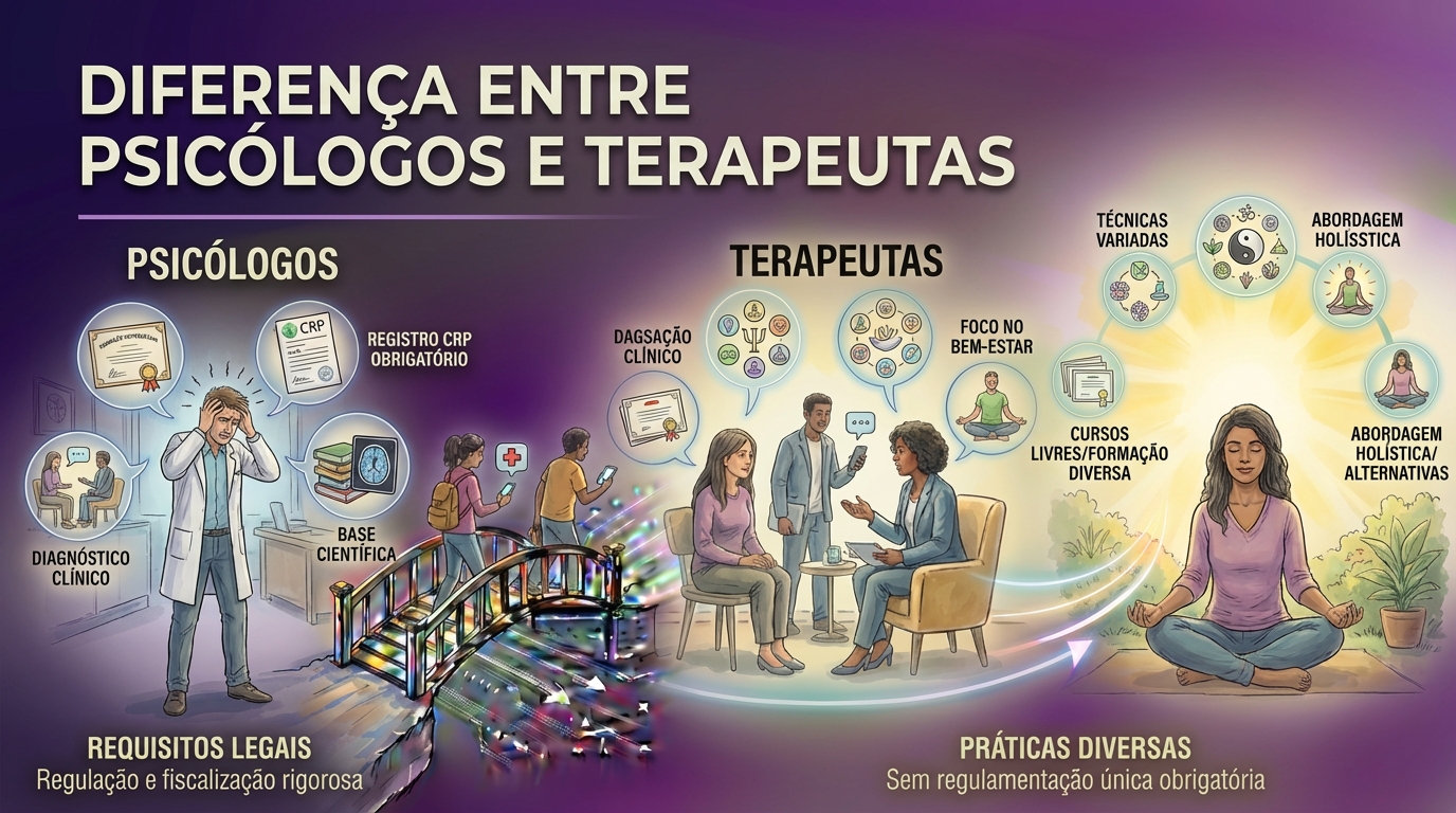 Diferença entre psicólogo e terapeuta: formação, atuação e quando ...